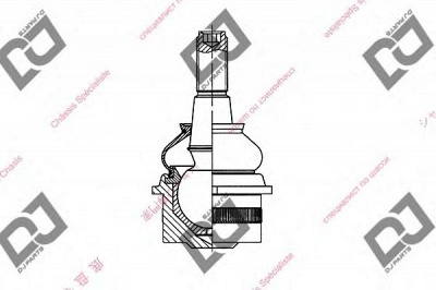 DJ PARTS db1142 -  Несущий / направляющий шарнир